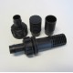 Flood and Drain Fitting - Complete - 19mm barbed - x1